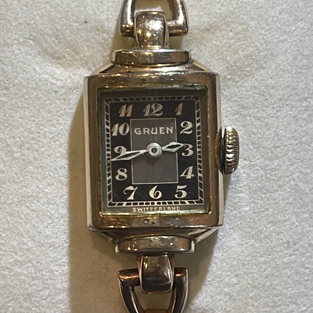 Gruen - Switzerland movement - 10k GF Rose gold color